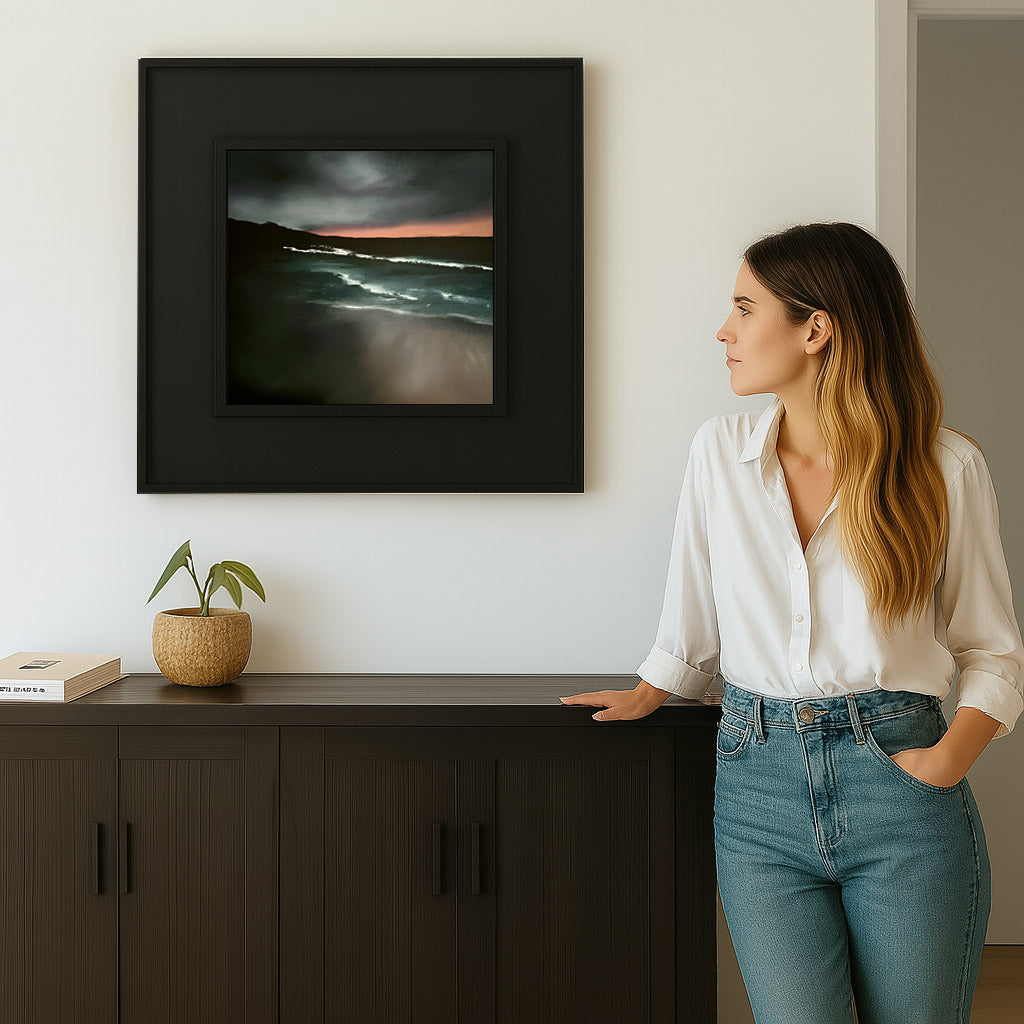 Revival- Original Abstract Seascape Fine Art by Magda Malak