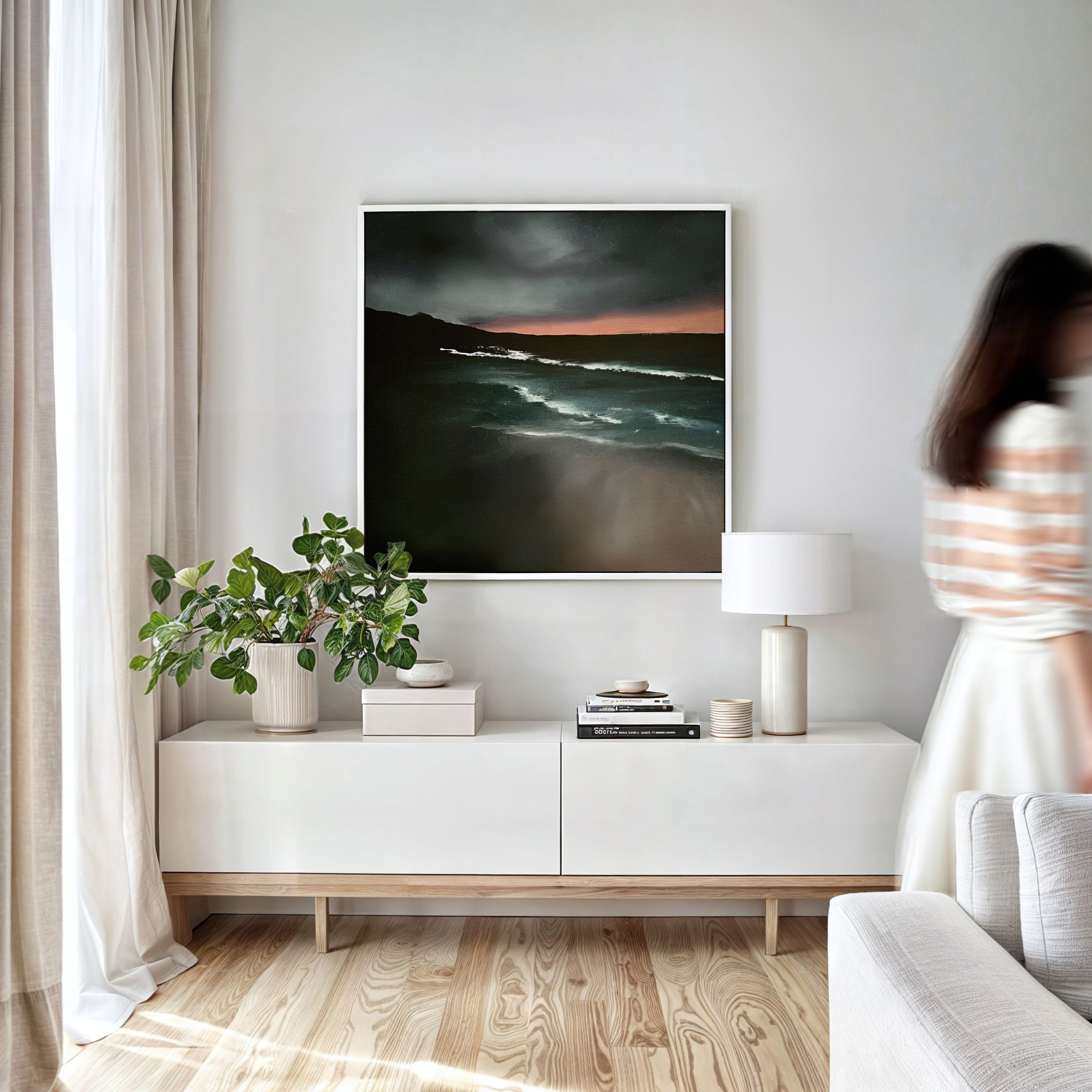 Revival- Fine Art Abstract Seascape Canvas Print