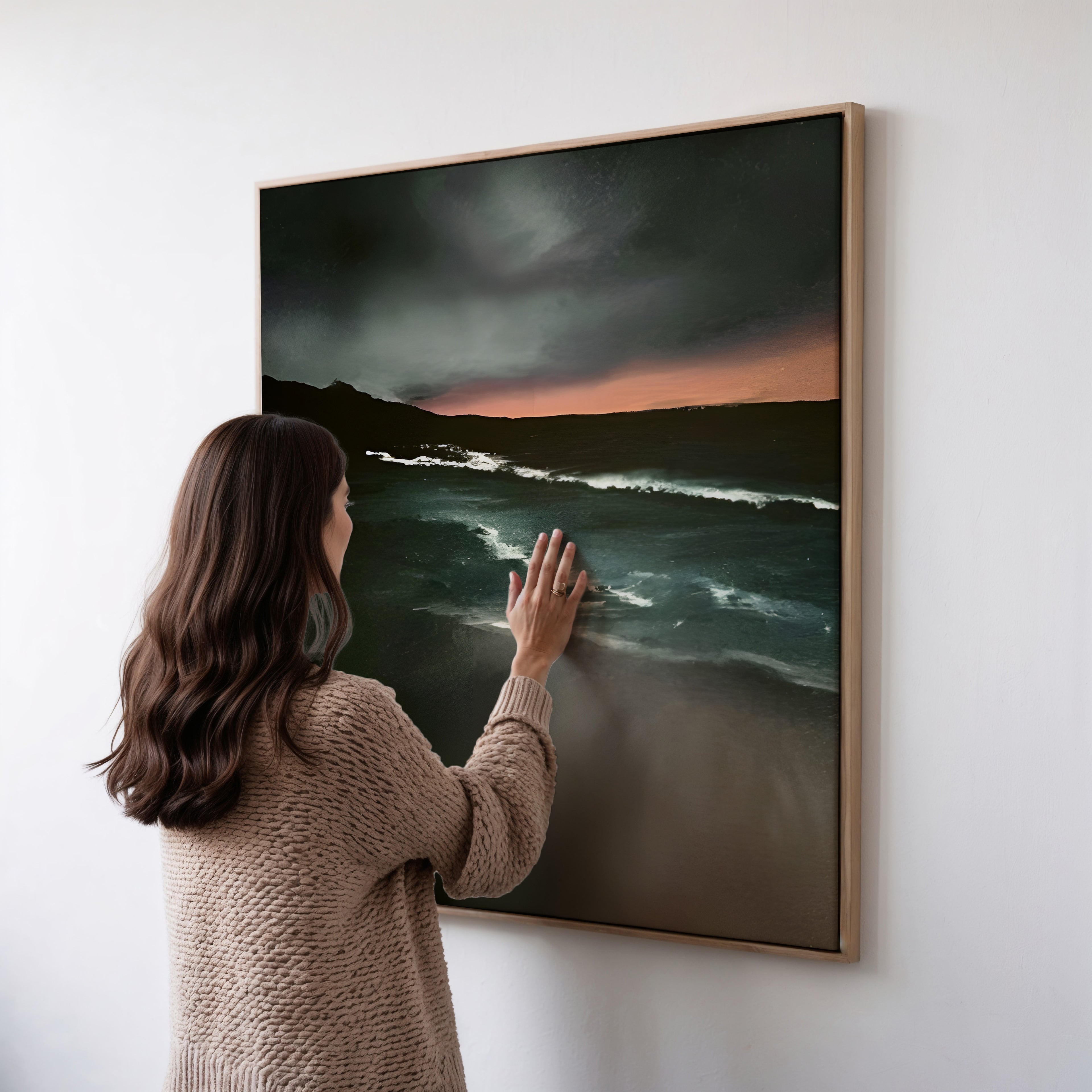 Revival- Fine Art Abstract Seascape Canvas Print