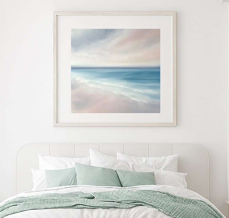 Romance- Abstract Seascape Fine Art Print on Paper