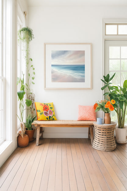 Romance- Abstract Seascape Fine Art Print on Paper