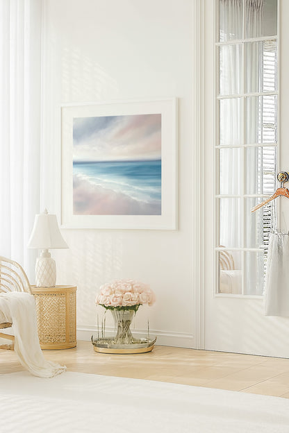 Romance- Abstract Seascape Fine Art Print on Paper