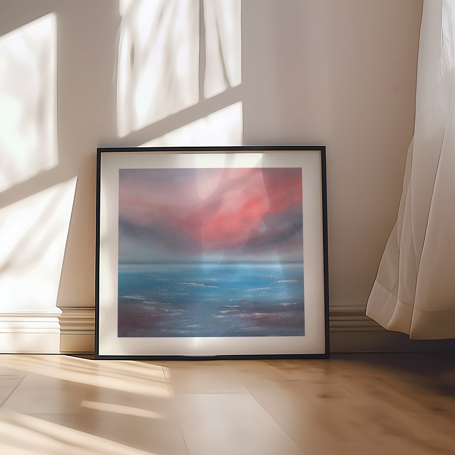 Soft Seas Seascape Print on Fine Art Paper - Magda Malak Art