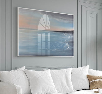 Solitude Seascape Fine Art Canvas Print - Magda Malak Art