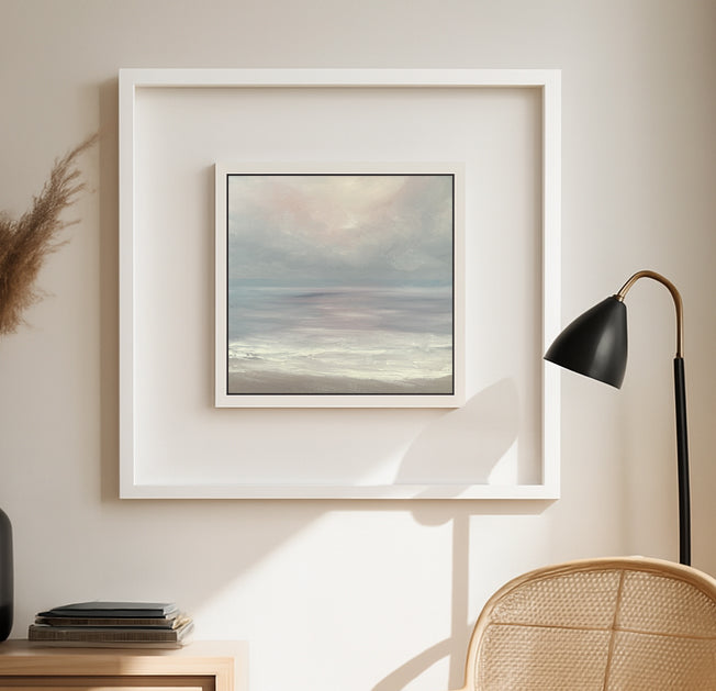 Sanguine- Original Abstract Seascape Fine Art by Magda Malak