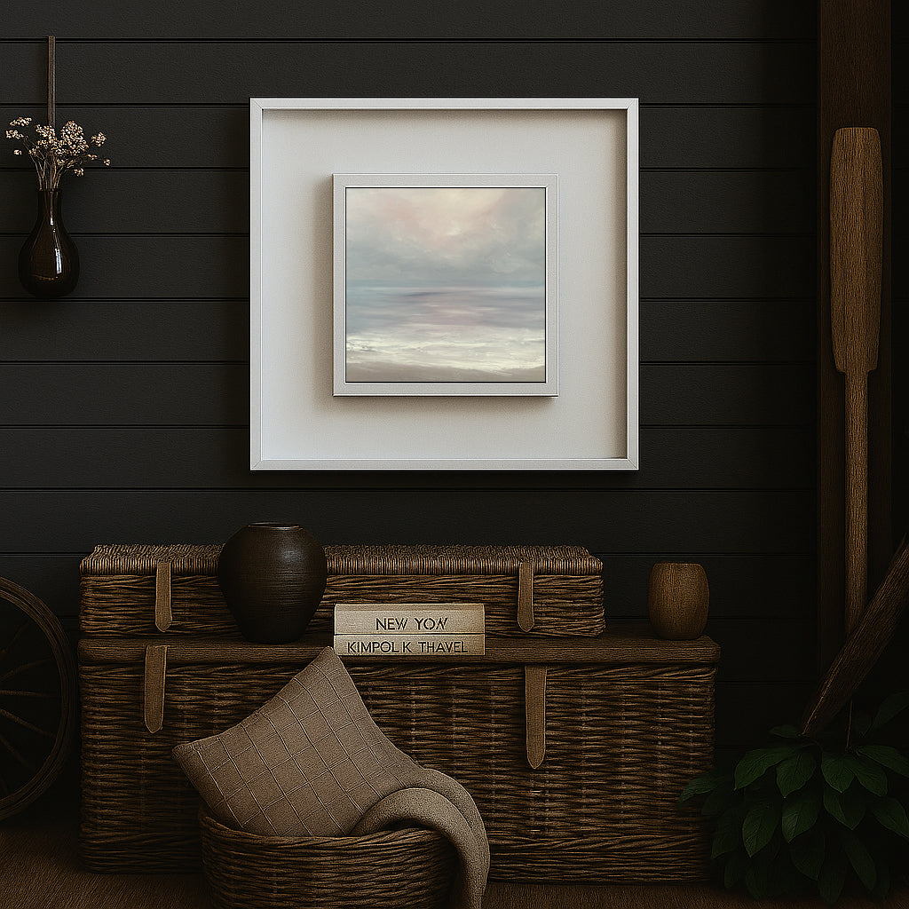Sanguine- Original Abstract Seascape Fine Art by Magda Malak