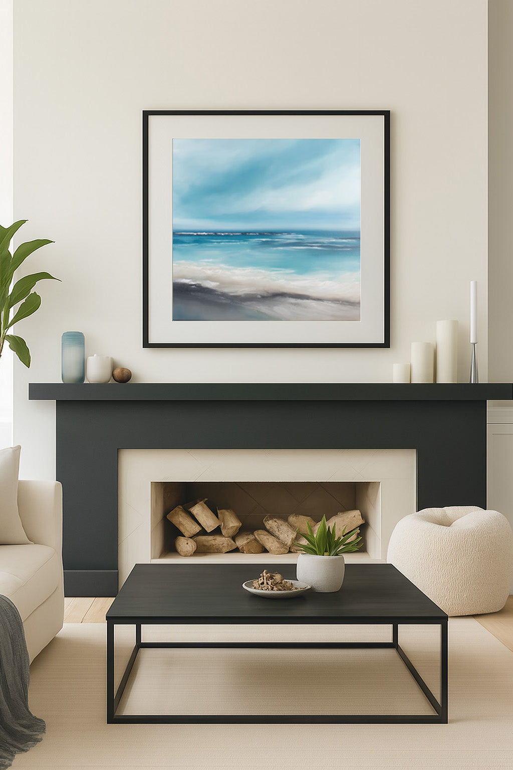 Sirens Call- Abstract Seascape Fine Art Print on Paper