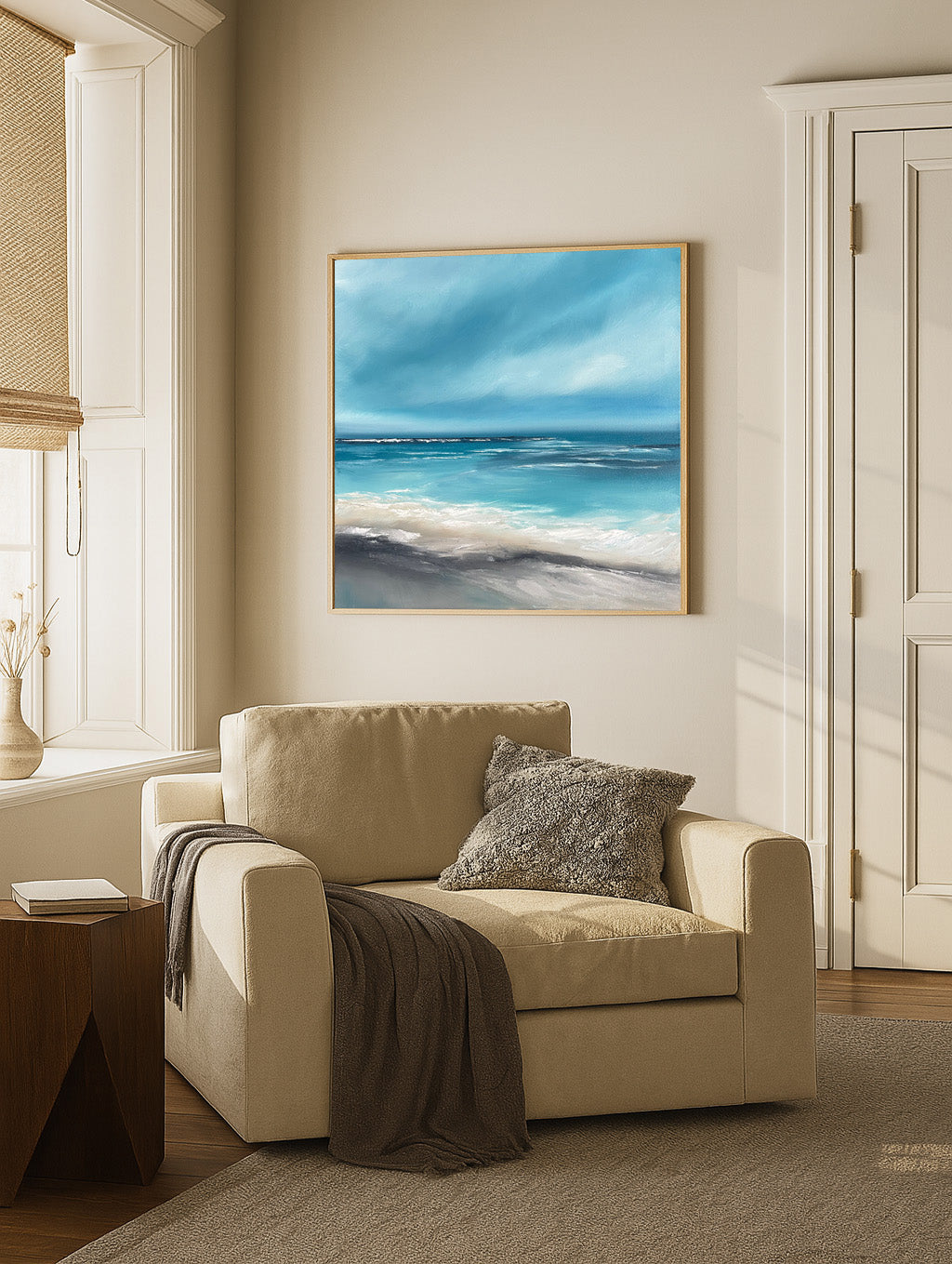 Sirens Call - Original Atmospheric Realism Seascape Fine Art by Magda Malak
