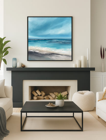 Sirens Call - Original Atmospheric Realism Seascape Fine Art by Magda Malak - Magda Malak Art