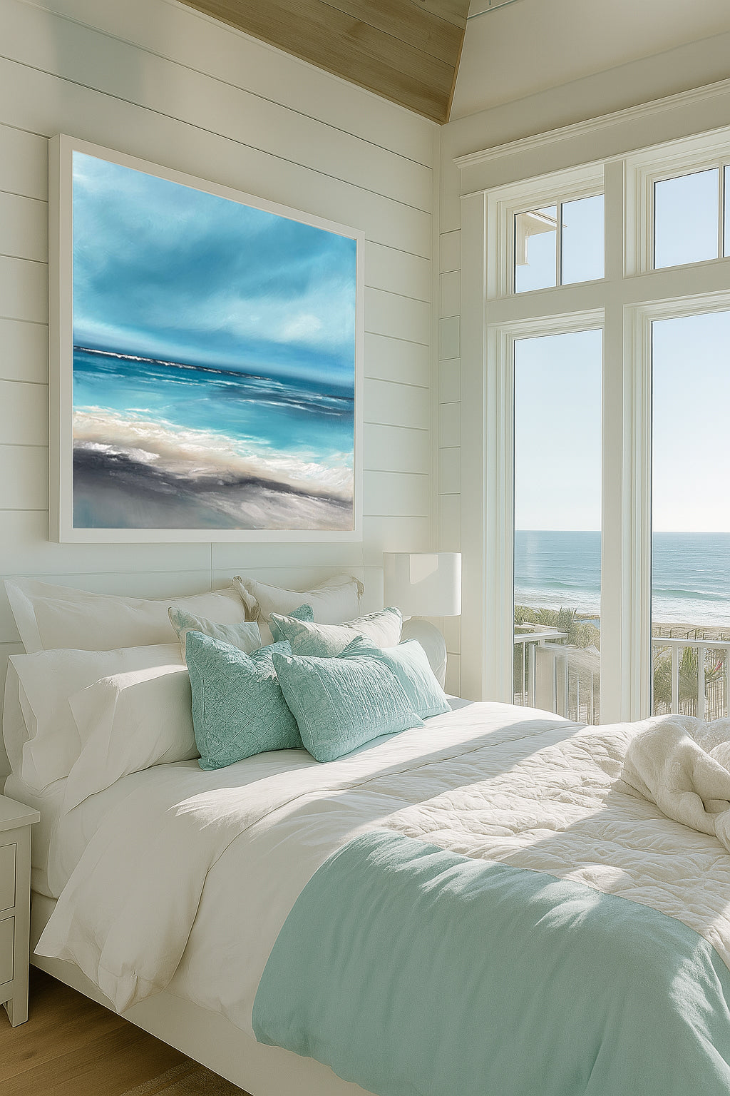 Sirens Call - Original Atmospheric Realism Seascape Fine Art by Magda Malak
