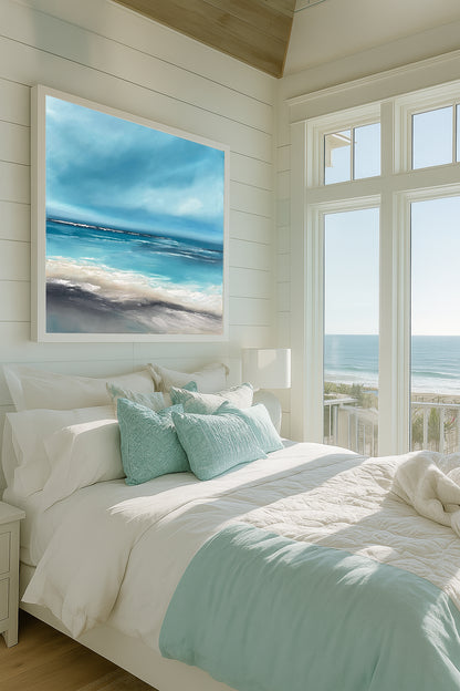 Sirens Call - Original Atmospheric Realism Seascape Fine Art by Magda Malak - Magda Malak Art