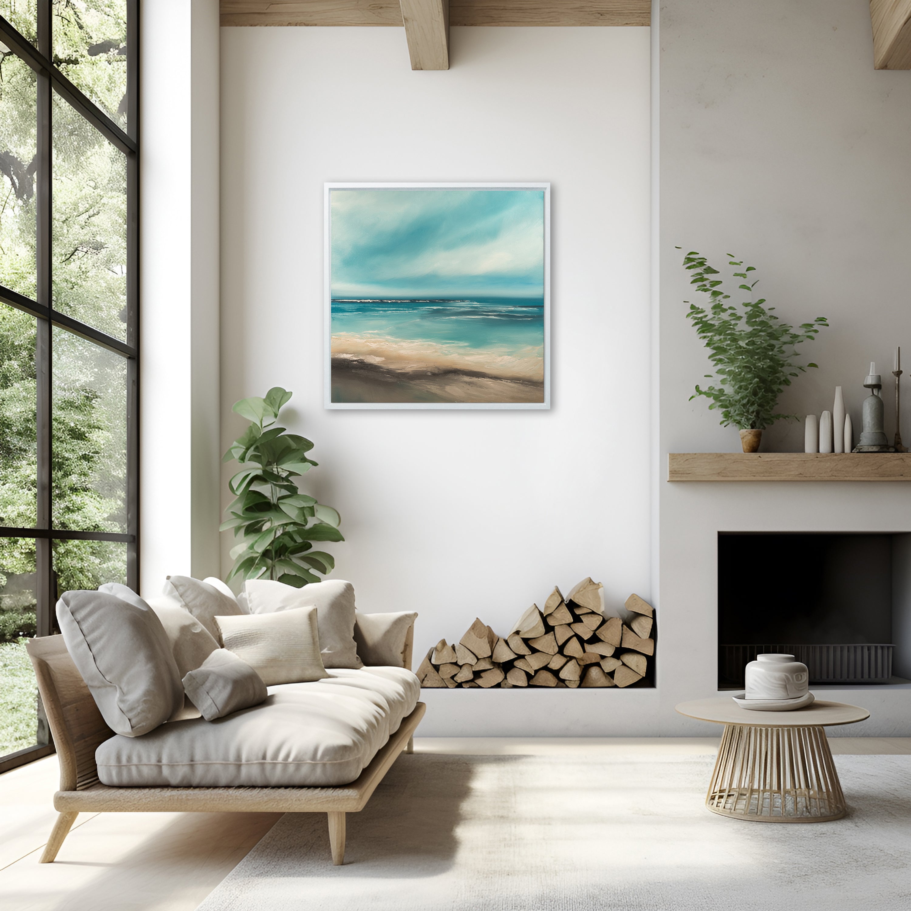 Sirens Call- Fine Art Abstract Seascape Canvas Print