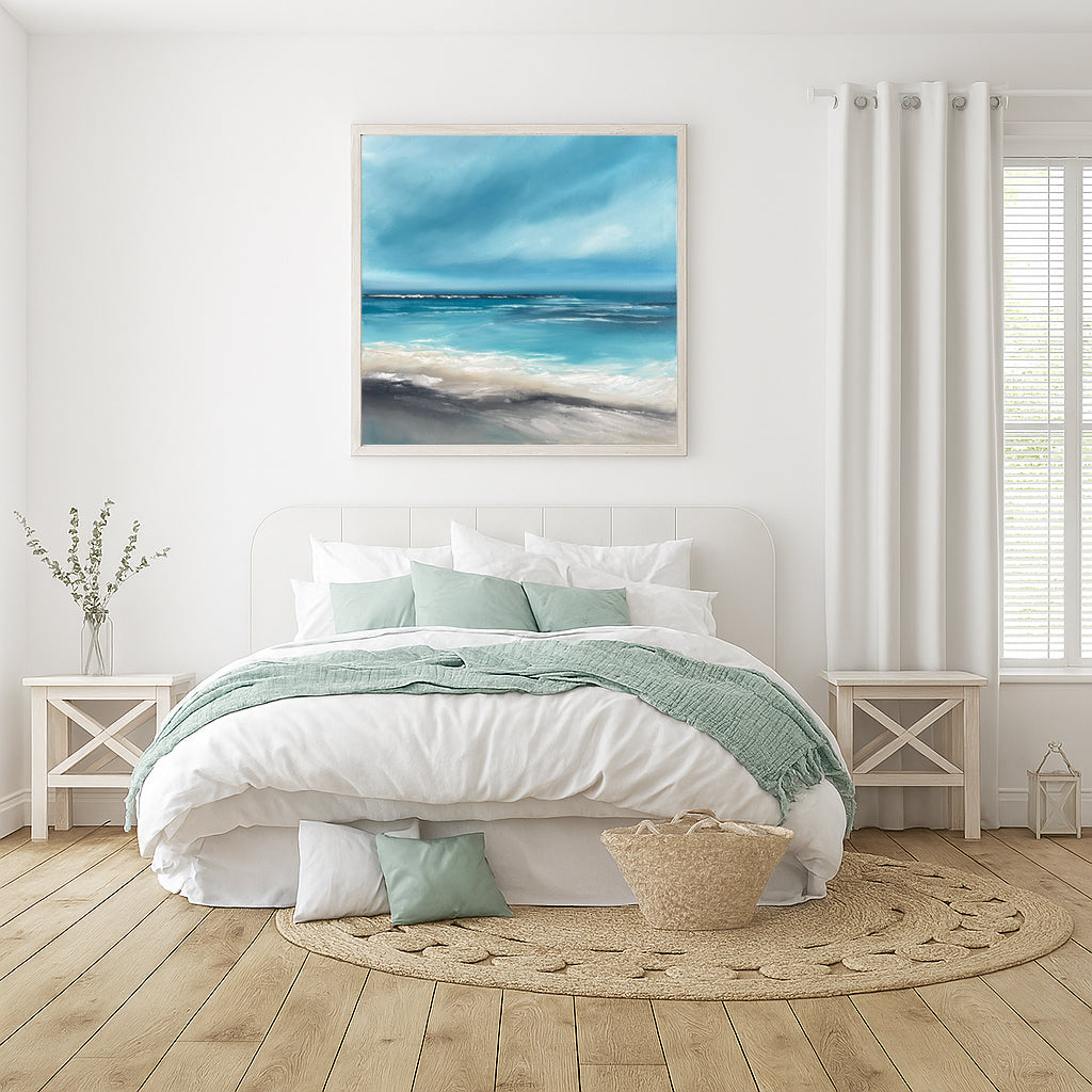 Sirens Call - Original Atmospheric Realism Seascape Fine Art by Magda Malak