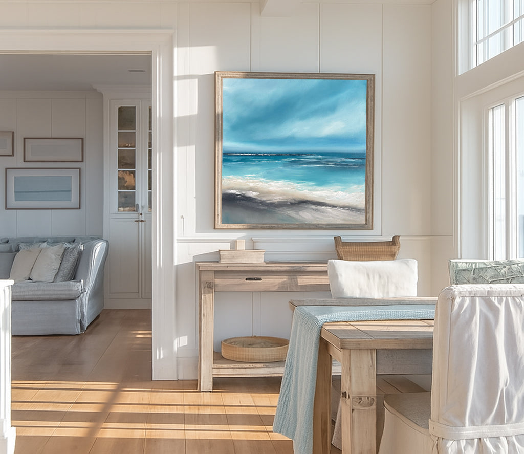 Sirens Call - Original Atmospheric Realism Seascape Fine Art by Magda Malak - Magda Malak Art