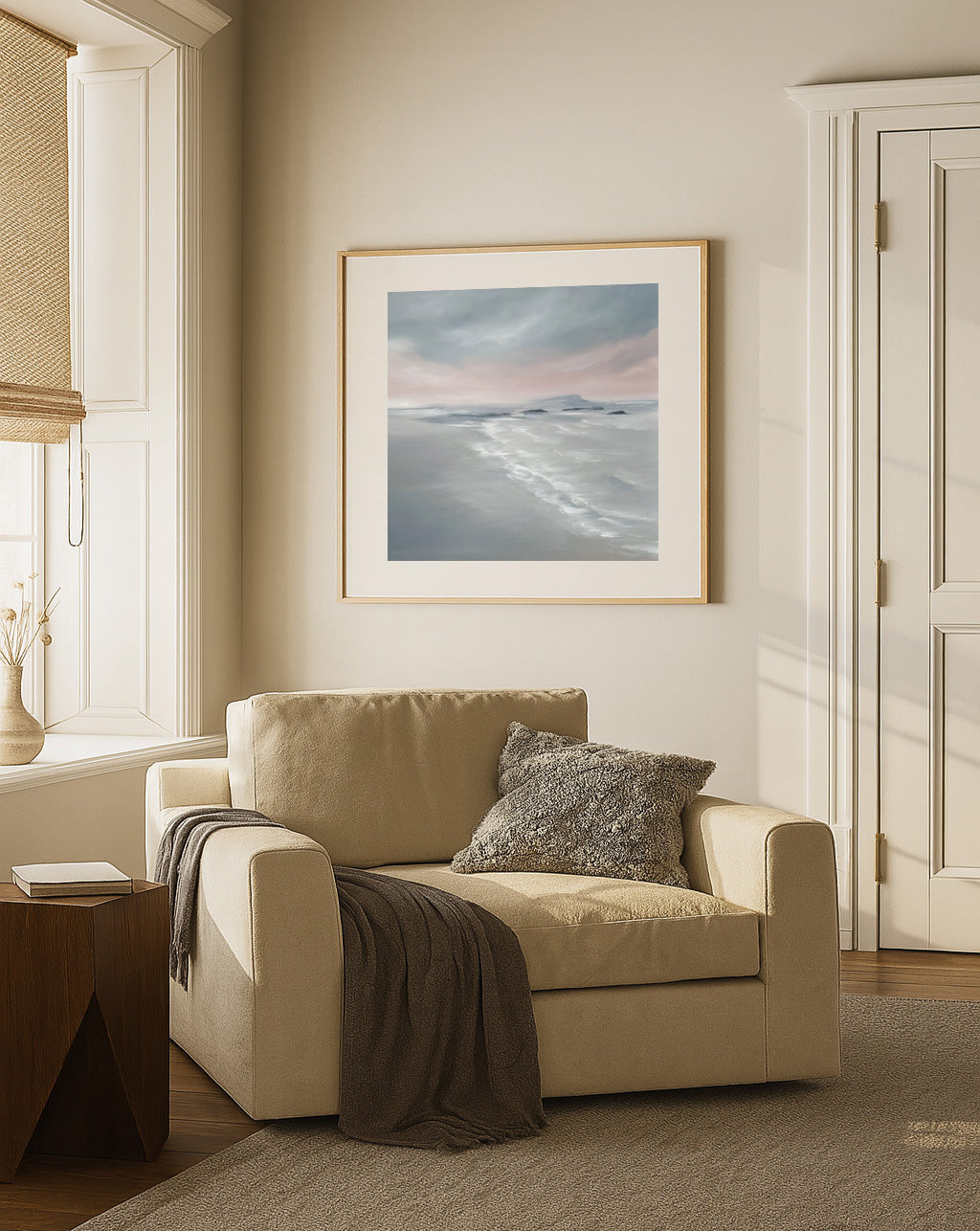 Softly- Abstract Seascape Fine Art Print on Paper