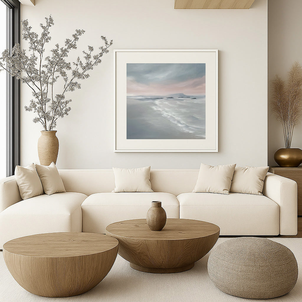 Softly- Abstract Seascape Fine Art Print on Paper