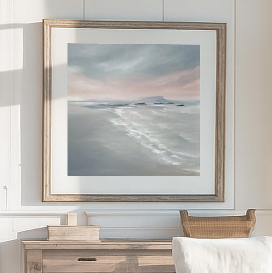 Softly- Abstract Seascape Fine Art Print on Paper