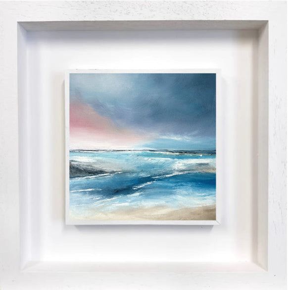 Crimson Glimpses - Original Painting by Magda Malak- - Magda Malak Art