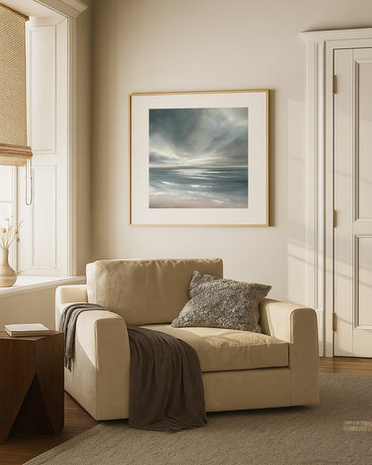 Stratosphere- Abstract Seascape Fine Art Print on Paper