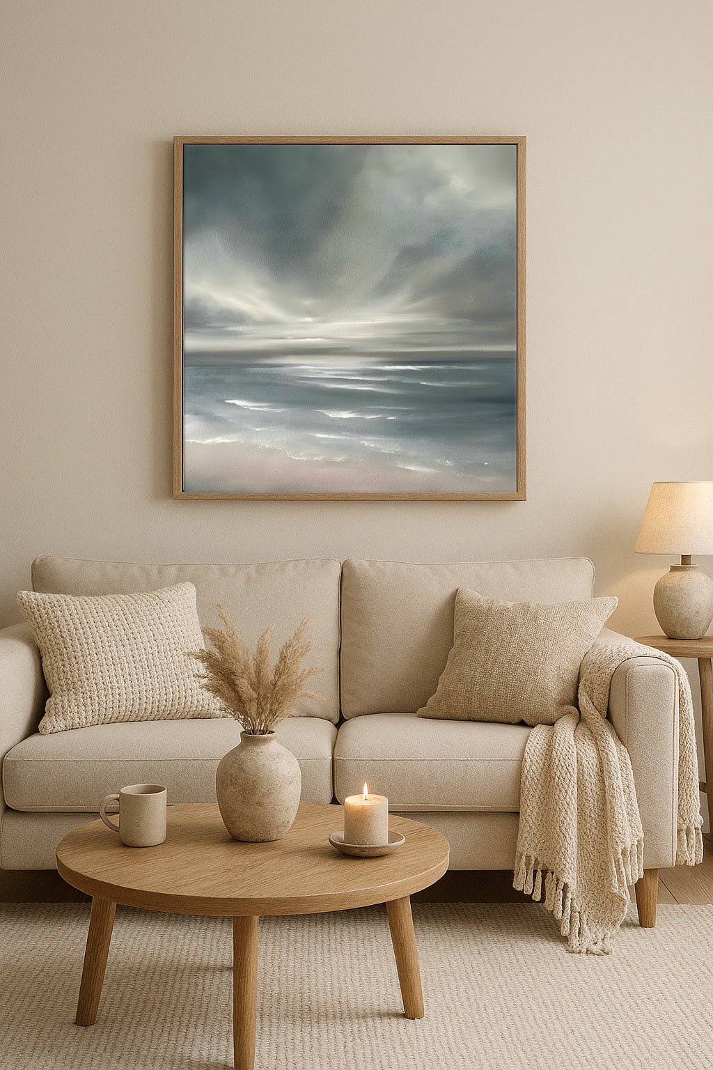 Stratosphere- Fine Art Abstract Seascape Canvas Print