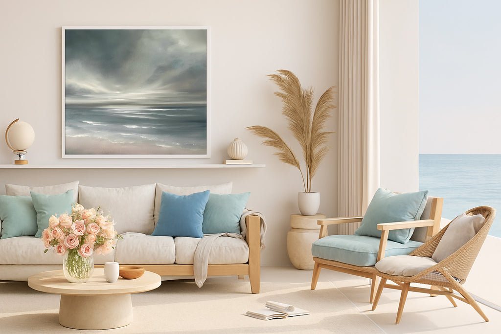 Stratosphere- Fine Art Abstract Seascape Canvas Print