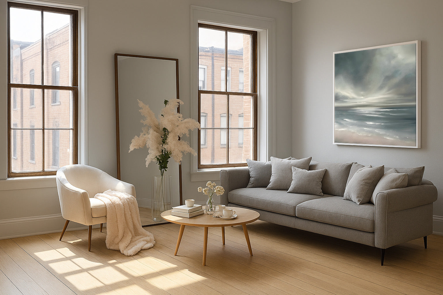 Stratosphere- Fine Art Abstract Seascape Canvas Print