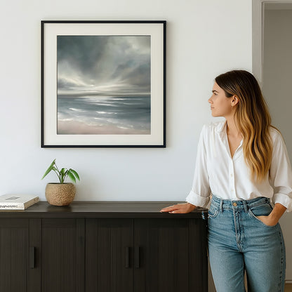Stratosphere- Abstract Seascape Fine Art Print on Paper