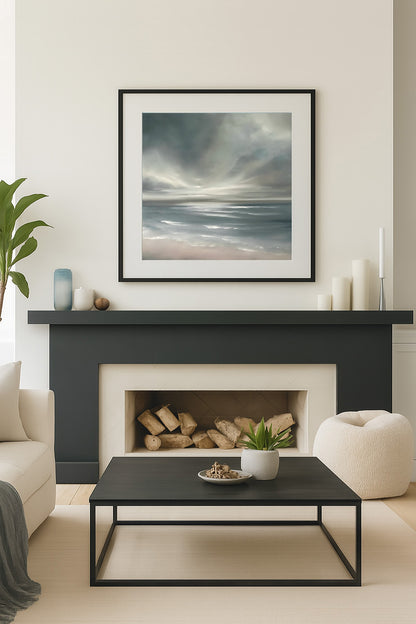Stratosphere- Abstract Seascape Fine Art Print on Paper