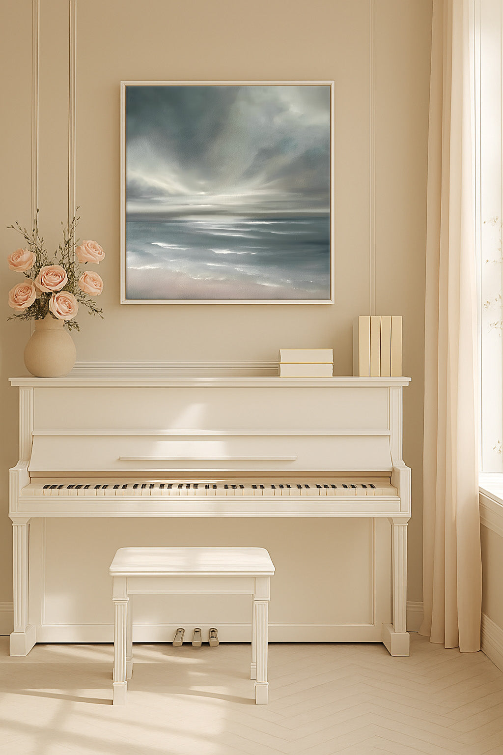 Stratosphere- Fine Art Abstract Seascape Canvas Print