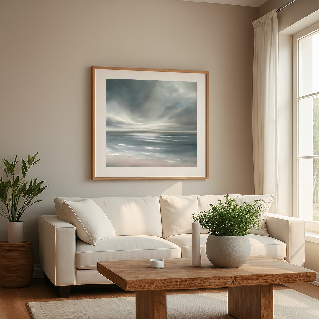 Stratosphere- Abstract Seascape Fine Art Print on Paper
