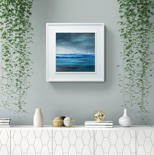 The Rains- Original Painting by Magda Malak - Magda Malak Art