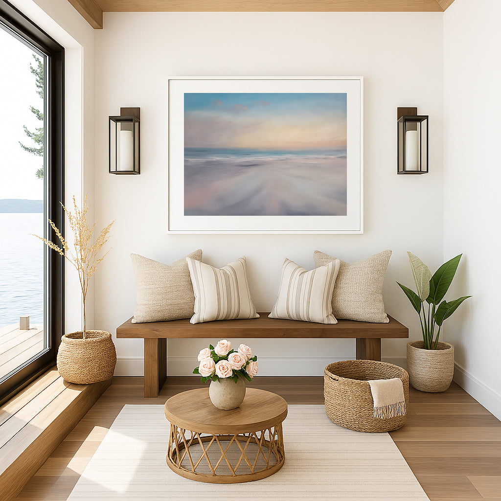 The Art of Calm- Abstract Seascape Fine Art Print on Paper