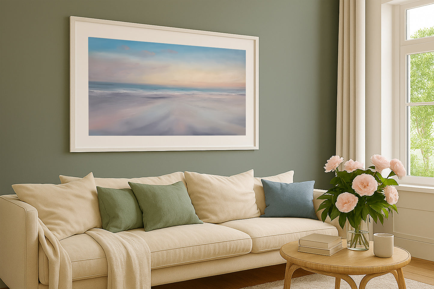 The Art of Calm- Abstract Seascape Fine Art Print on Paper