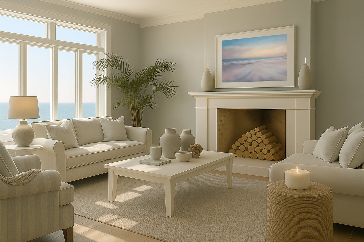 The Art of Calm- Abstract Seascape Fine Art Print on Paper