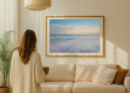 The Art of Calm- Abstract Seascape Fine Art Print on Paper