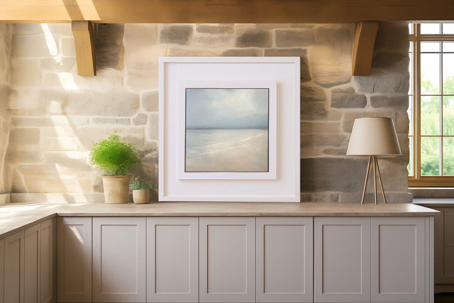 The Light- Original Atmospheric Realism Seascape Fine Art