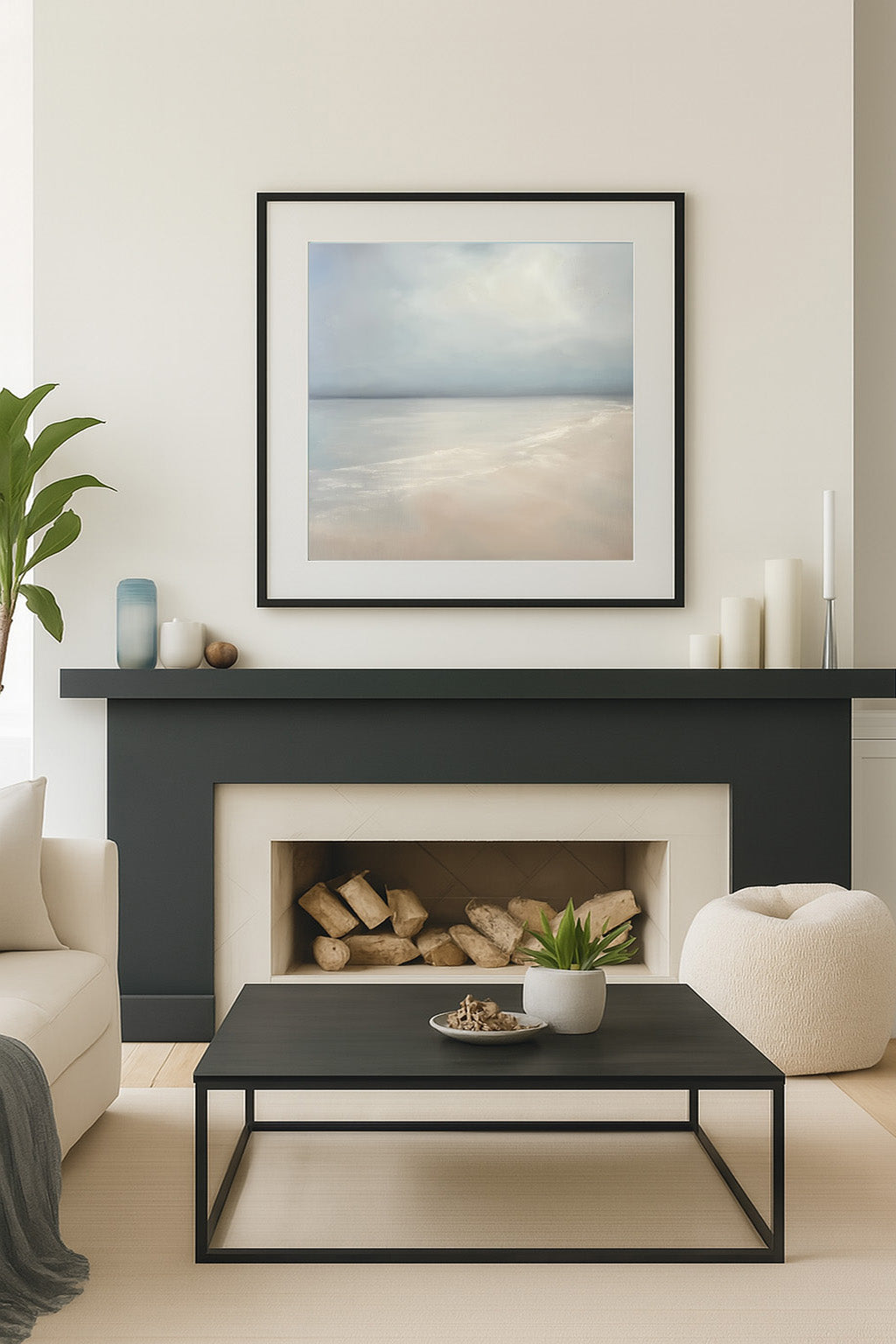 The Light- Abstract Seascape Fine Art Print on Paper