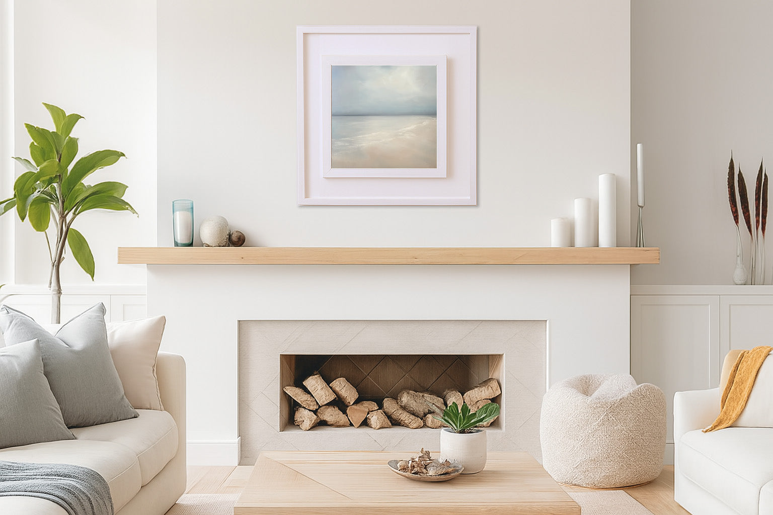 The Light- Original Atmospheric Realism Seascape Fine Art