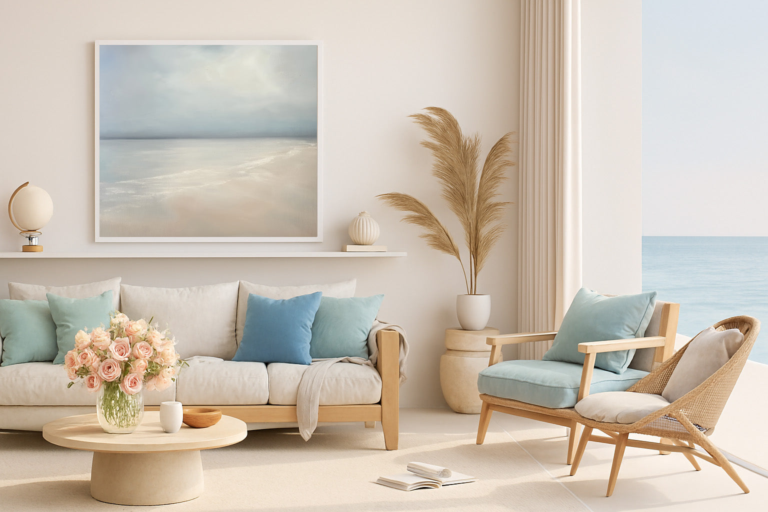 The Light- Fine Art Abstract Seascape Canvas Print