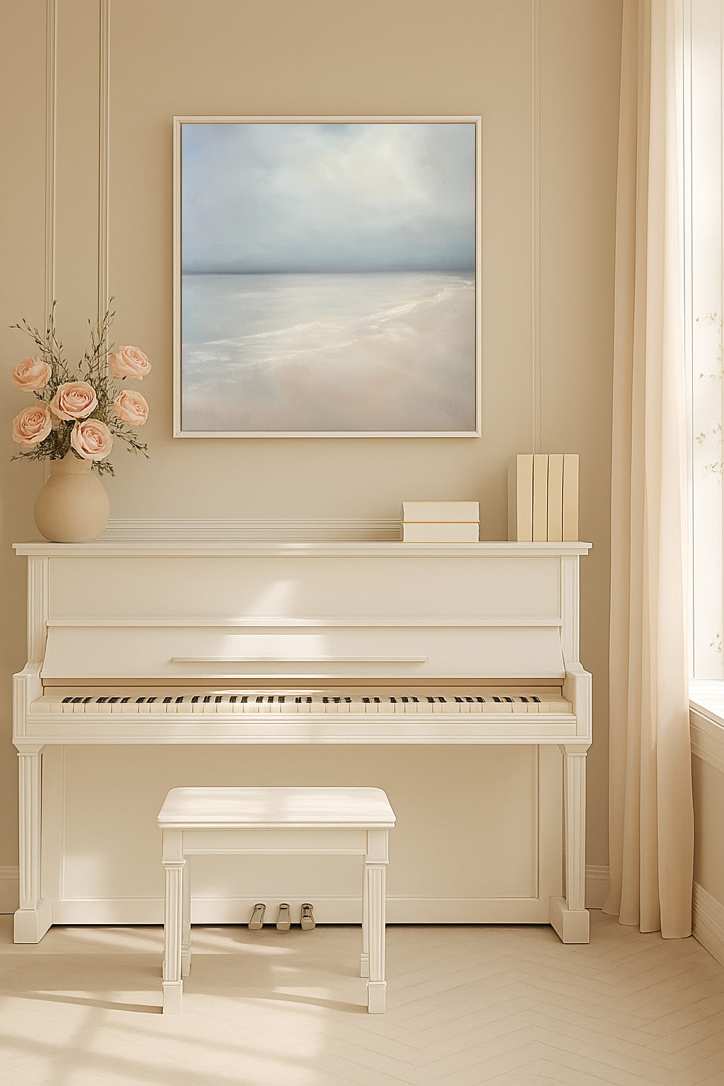 The Light- Fine Art Abstract Seascape Canvas Print