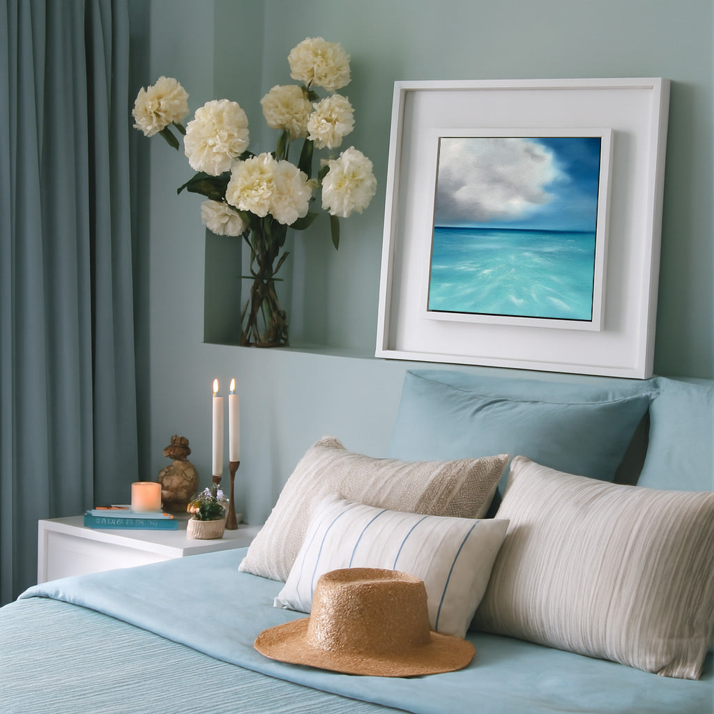 Tropicana- Original Abstract Seascape Fine Art by Magda Malak