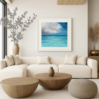 Tropicana- Abstract Seascape Fine Art Print on Paper