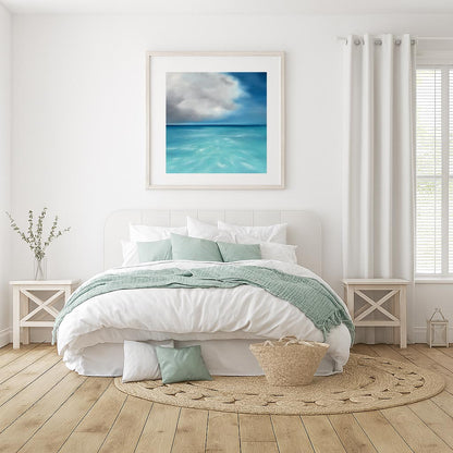 Tropicana- Abstract Seascape Fine Art Print on Paper