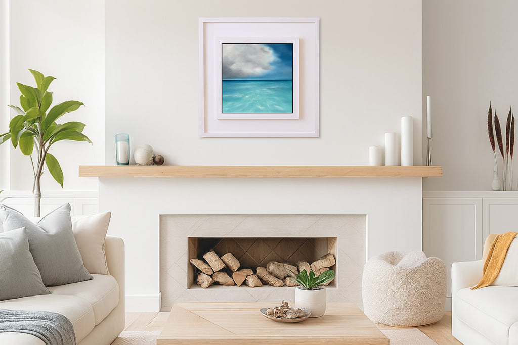 Tropicana- Original Abstract Seascape Fine Art by Magda Malak