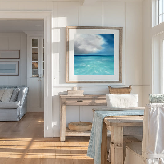 Tropicana- Abstract Seascape Fine Art Print on Paper