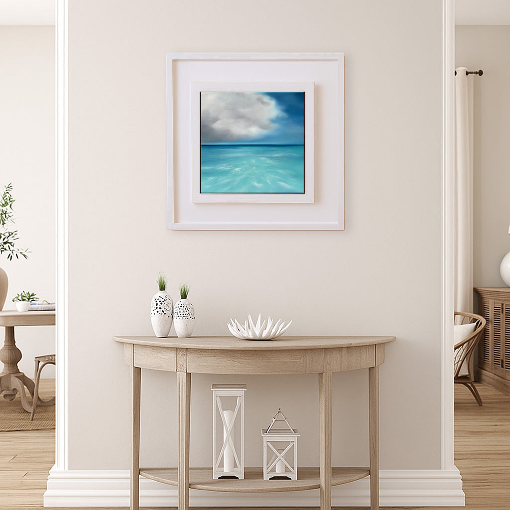 Tropicana- Original Abstract Seascape Fine Art by Magda Malak