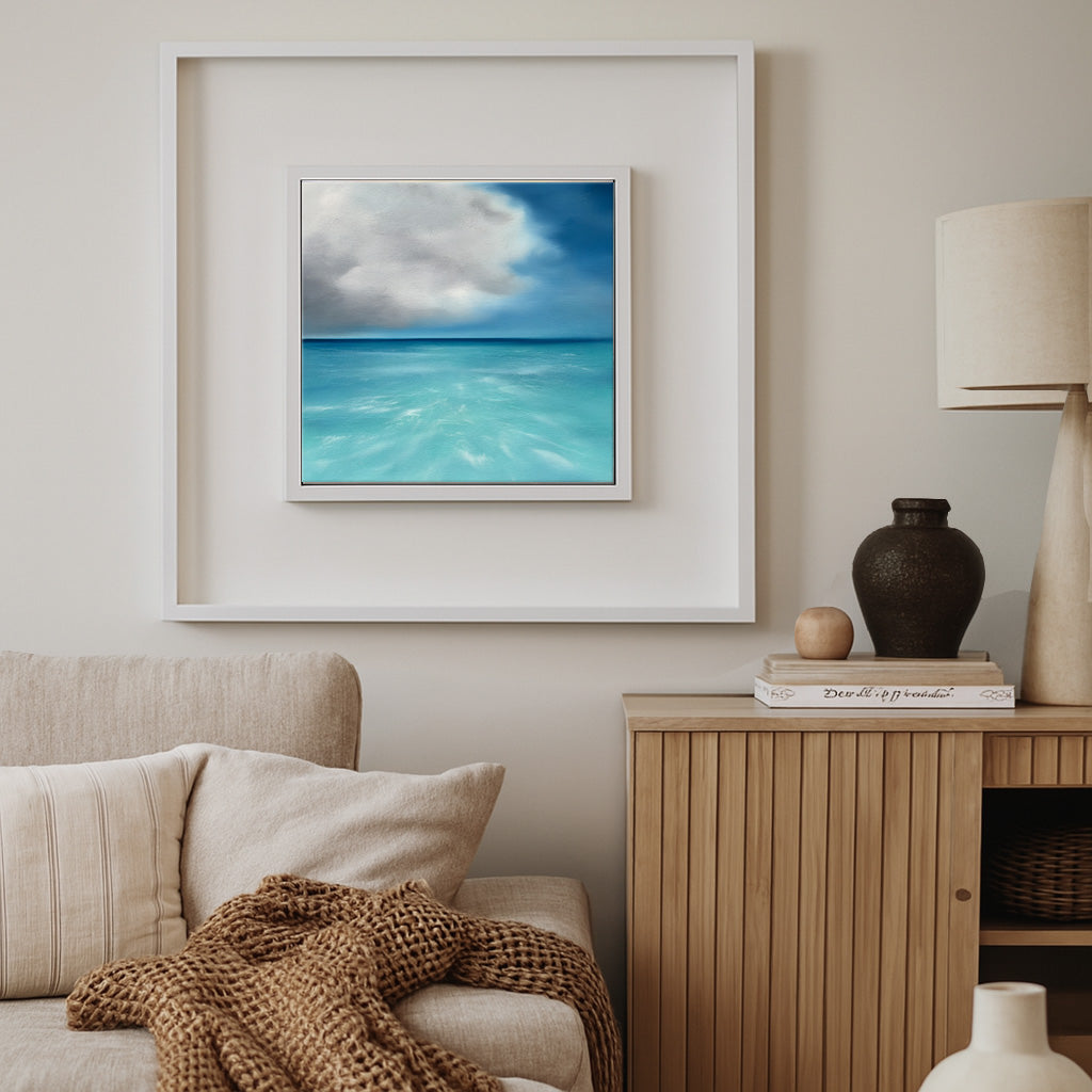 Tropicana- Original Abstract Seascape Fine Art by Magda Malak