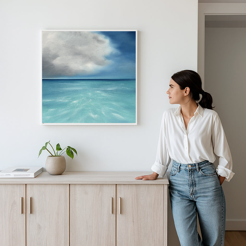 Tropicana-  Fine Art Abstract Seascape Canvas Print