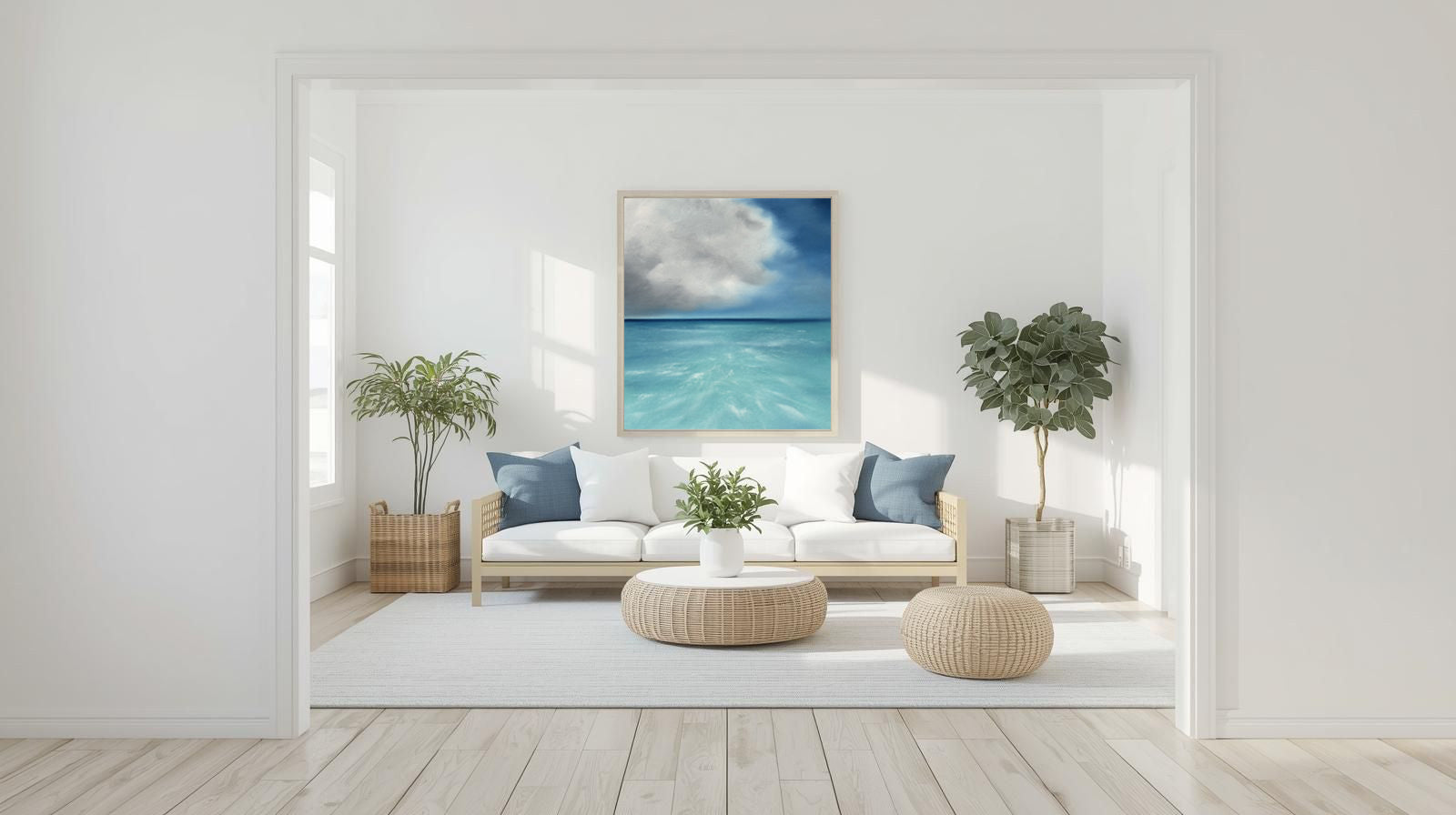 Tropicana-  Fine Art Abstract Seascape Canvas Print