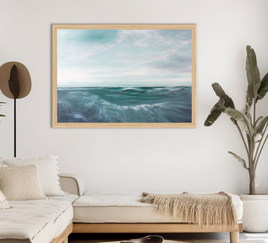 Undercurrent Seascape Print on Fine Art Paper - Magda Malak Art